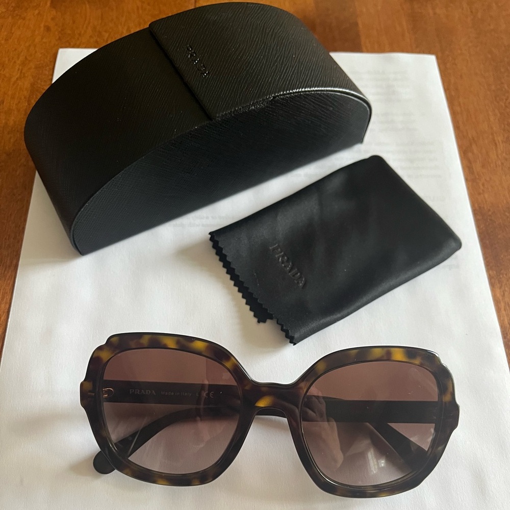 Prada Brown Tortoise Sunglasses
